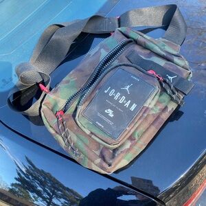 Jordan Camo Belt Bag with Black Accents